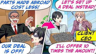 Our Key Client Ended the Deal, Saying it’s Cheaper to Go Overseas! But Now…[RomCom Manga Dub]