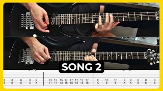 Song 2 - Blur | Tabs | Guitar Lesson | Guitar Cover | Tutorial | All Guitar Parts