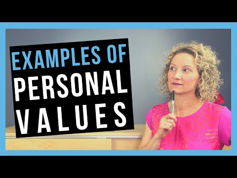 What are your top five personal values?