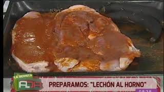 Preparamos una deliciosa receta de ''lechón al horno''