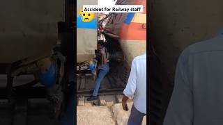 Accident For Railway Staff #locopilotduty #locopilot #shorts #train