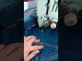 Cara menjahit stik tengah celana jeans