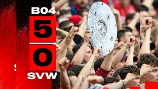 Bayer Leverkusen - werder bremen 5-0 Highlights | Leverkusen, Deutscher Meister 🔥 Bundesliga