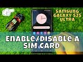 How to Enable/Disable a SIM Card Samsung Galaxy S25 Ultra