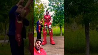 रुपया के लिए काम किया 😍 #shorts #ultraman #ironman #robot #toys #cosplay #cartoon #shortvideo