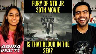 NTR 30 First Look Reaction By Foreigners | NTR 30 Telugu | Fury Of NTR Jr Annoucement