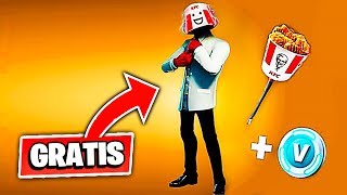 Fortnite Battle Royale Kfc Skin Videos 9tube Tv - nuevo pack con skin gratis del kfc en fortnite battle royale