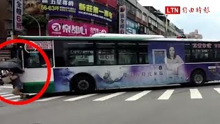 公車遭控撞行人肇逃 三重客運喊冤