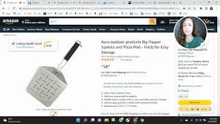 ASIN Review: Aura outdoor products Big Flipper Spatula and Pizza Peel - Amazon FBA