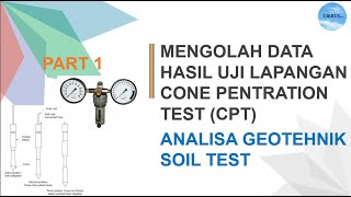 Excel Mengolah Data Hasil Uji Lapangan Cone Penetration Test (CPT) [ Analisa Geotehnik Part 1]