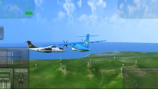 Mid-Air collision compilation in Turboprop Flight Simulator (with realistic sounds) #3