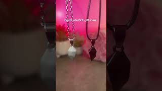 Cute bff matching necklace #necklace #gift #bff #bestfriend #besties