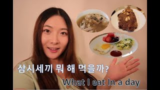 미국에서 삼시세끼 차려먹는 먹방 브이로그 / What I eat in a day