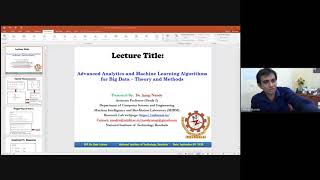 Day 3 Session-2 |ATAL FDP on DATA SCIENCE| Analytics and ML Algorithms |Dr.Anup Nandy, NIT,Rourkela