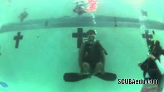 Hovering - A Complete PADI Demonstration for Open Water Certification - www.SCUBAedu.com