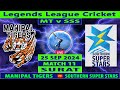 Manipal Tigers vs Southern Super Stars | MT vs SSS | Legends League Cricket 2024 | Cricket Info Live