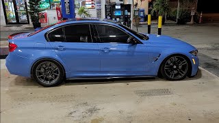 2017 BMW M3 Pure Stage 2+ Turbos E85 vs 2019 Ford Mustang GT 55mm Hellion Twin Turbo Kit E85