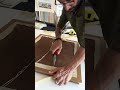 Upcycling art. Picture framing old art. Using a contemporary floating frame