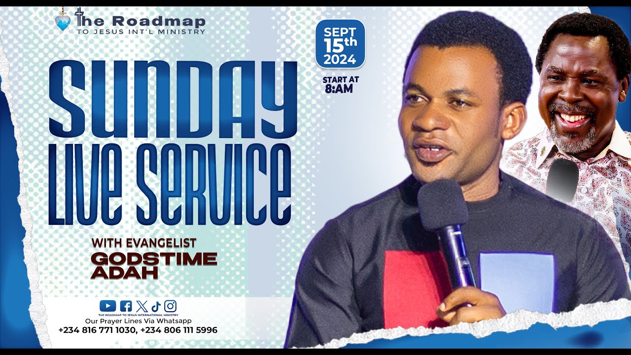 Sunday Live Service 15th September 2024 Youtube