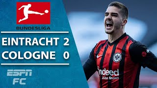 André Silva strikes again as Eintracht Frankfurt beats Cologne | ESPN FC Bundesliga Highlights