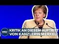 ANGELA MERKEL: Umweltverbände sehen diesen Auftritt von der Kanzlerin kritisch I WELT Dokument