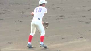 2016年　3月21日（月）　第63回沖縄県高等学校野球春季大会　1回戦　西原　シートノック　スライドショー