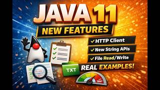 👉 Java 11 Features Explained in 9 Minutes | HTTP Client, String Methods, ZGC & More #Java11#Java
