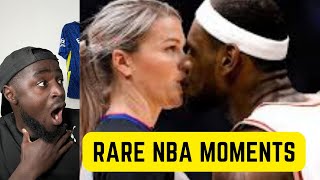 RARE NBA MOMENTS WITH FEMALE REFEREES - REACTION