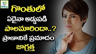 గొంతులో ఏదైనా అడ్డుపడి పొలమారిందా? ప్రాణానికే ప్రమాదం జాగ్రత్త - మన ఆరోగ్యం తెలుగు హెల్త్ టిప్స్