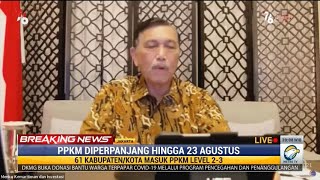 PPKM Diperpanjang Hingga 23 Agustus