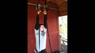 Dan Pope Ring Pullup 45lbs x 4 reps