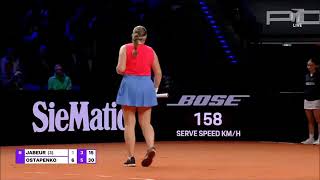 Jelena Ostapenko vs Ons Jabeur Round 2 Full Match Highlights | Stuttgart Open 2023