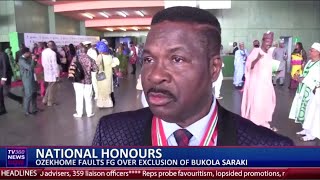 National honours: Ozekhome faults over Saraki snub