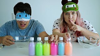 Don't Choose the Wrong Neon Glue Slime Challenge!!