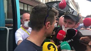 This is what Mark Renshaw said after the crash of Mark Cavendish in the Tour de France - WIELERFLITS