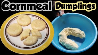 How Do You Make Cornmeal Dumplings Jamaican Cornmeal Dumpling Recipe