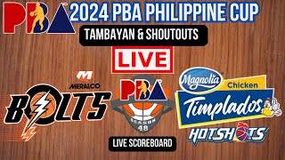 Live: Meralco Bolts Vs Magnolia Chicken Timplados Hotshots | Play by Play | Live Scoreboard