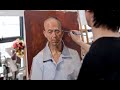 Portrait painting in oils