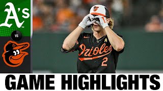 A's vs. Orioles Game Highlights (9/2/22) | MLB Highlights