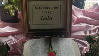 Mom's Memorial Service