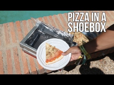 How to make a pizza in a shoebox - Science Experiments How to make a pizza in a shoebox - Science Experiments