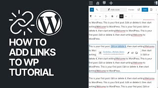 How to Add Links to WordPress Posts or Pages? Beginners Tutorial 🖇