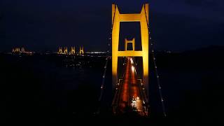 【夜景】 瀬戸大橋 鷲羽山展望台 2017 - Great Seto Bridge - Washuzan 【Night View】