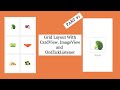 Android Grid Layout Tutorial || Grid Layout with CardView, ImageView and OnClickListener