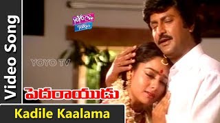 Kadile Kaalama Video Song | Pedarayudu Movie Songs | Mohan Babu, Soundarya | Koti | YOYO Cine Talkie