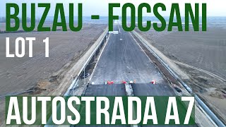 AUTOSTRADA A7 Buzau-Focsani lot 1 | Pod peste raul Buzau Stadiu lucrari 13.02.2025