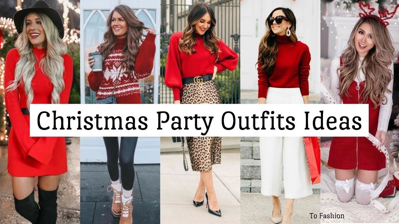 Christmas Outfits Ideas For Women Sёяод Womens Fashion ёяшшёятл Youtube