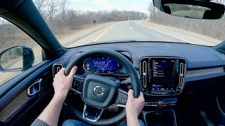 2022 Volvo XC40 Recharge - POV Test Drive (Binaural Audio)