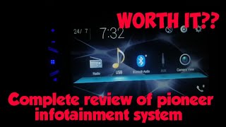 Complete review of pioneer infotainment system or music player!!! ||Sid modification||