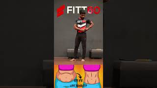 3 Exercises To Lose Hip Fat | Burn Side Fat & Love Handles | Home Workout |  #shorts
